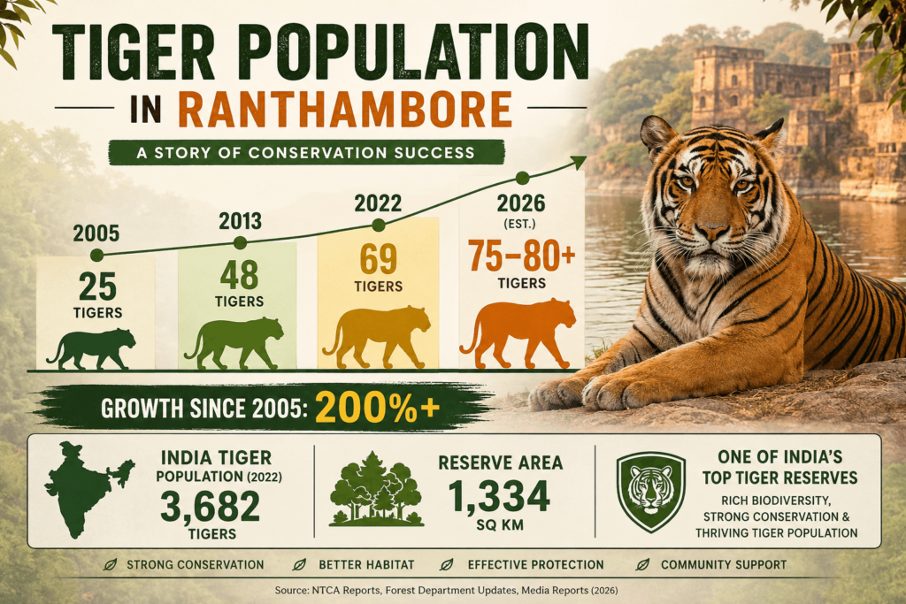 Tiger Population in Ranthambore 2026