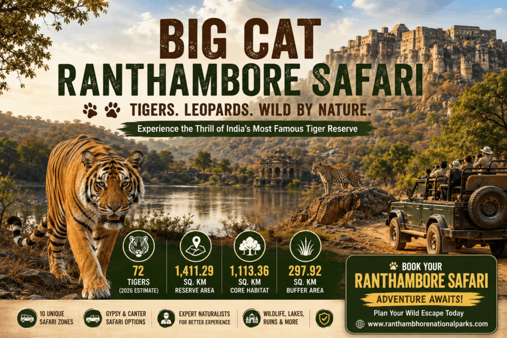 Big cat Ranthambore safari