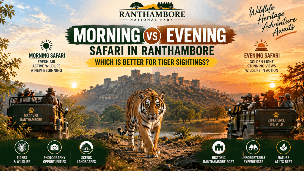 Ranthambore Morning vs Evening Safari