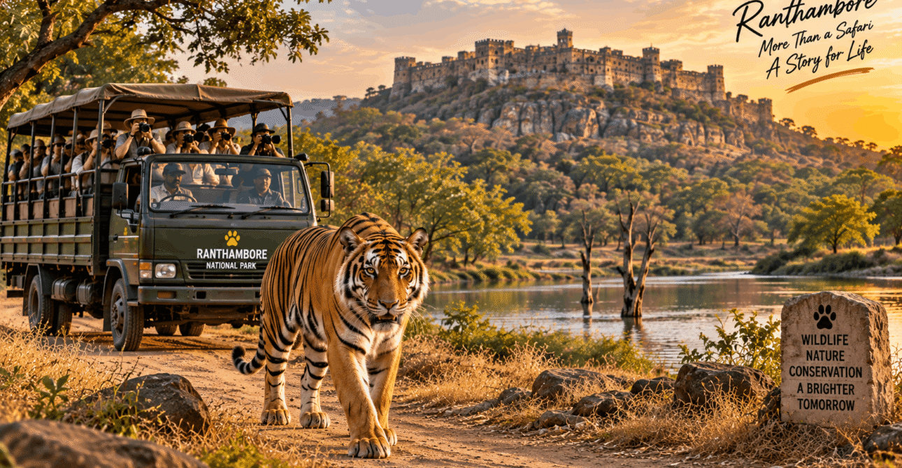Canter Safari Ranthambore Price 2026: Indian & Foreign Tourist Rates, Booking & Complete Guide